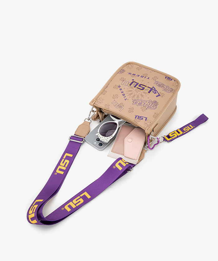 Louisiana State University Fighting Tigers Crossbody Bag