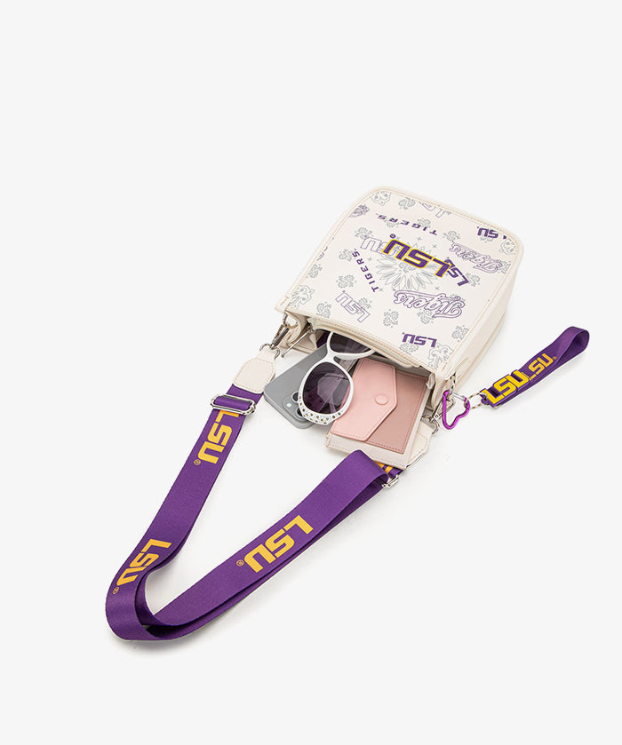 Louisiana State University Fighting Tigers Crossbody Bag