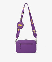 Louisiana State University Fighting Tigers Crossbody Bag with Coin Pouch