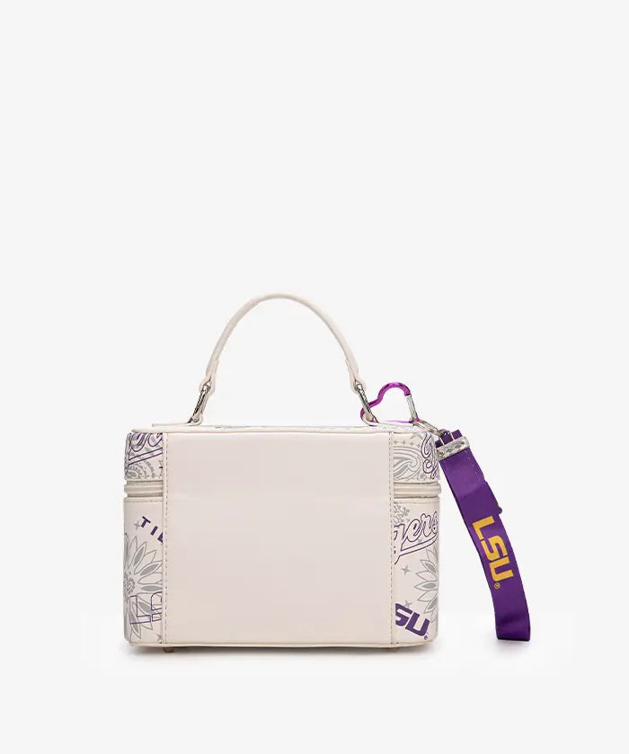 Louisiana State University Fighting Tigers Box Bag with Top Handle