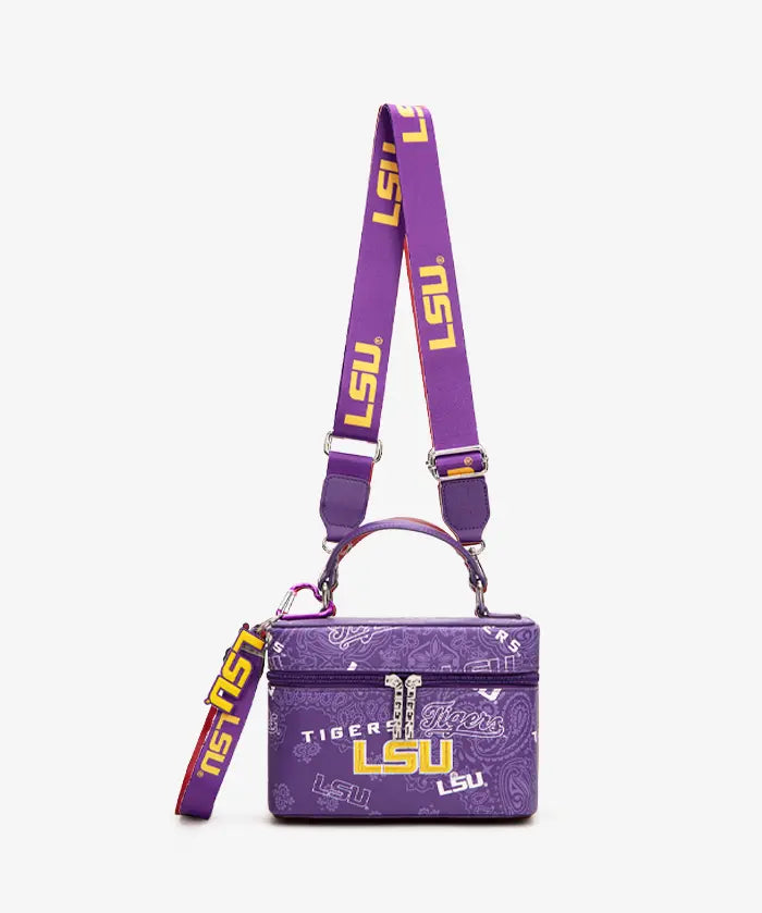 Louisiana State University Fighting Tigers Box Bag with Top Handle