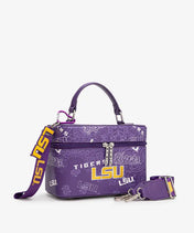Louisiana State University Fighting Tigers Box Bag with Top Handle