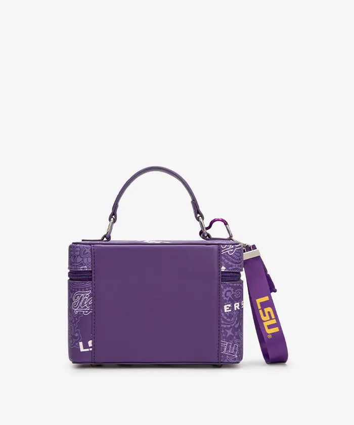 Louisiana State University Fighting Tigers Box Bag with Top Handle