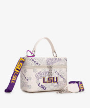 Louisiana State University Fighting Tigers Box Bag with Top Handle