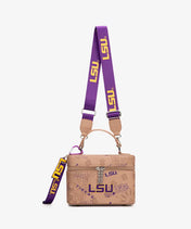 Louisiana State University Fighting Tigers Box Bag with Top Handle