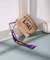 Louisiana State University Fighting Tigers Mini Wristlet Wallet