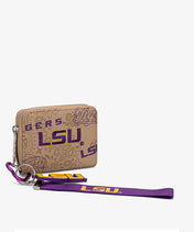 Louisiana State University Fighting Tigers Mini Wristlet Wallet