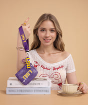 Louisiana State University Fighting Tigers Mini Wristlet Wallet