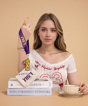 Louisiana State University Fighting Tigers Mini Wristlet Wallet