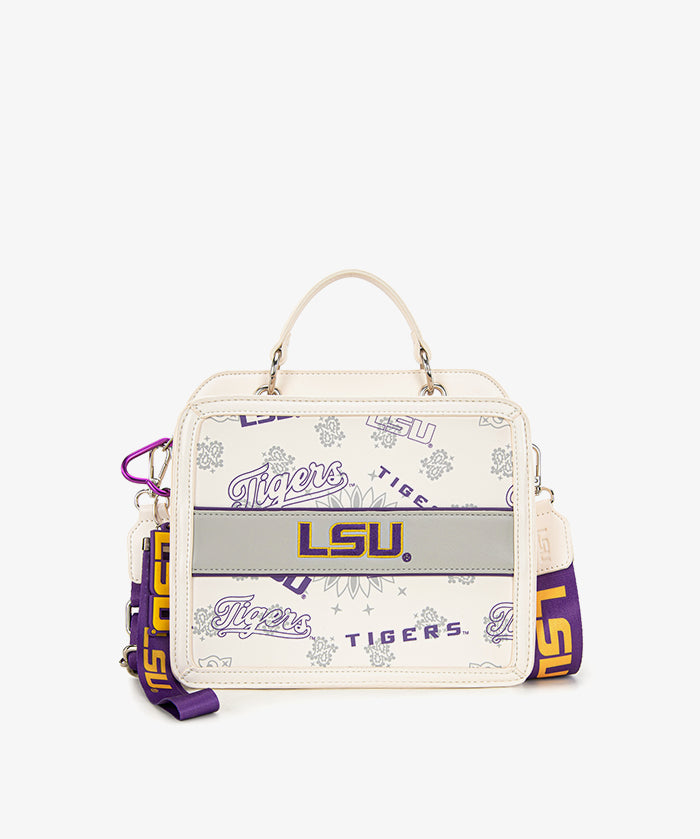 Louisiana State University Fighting Tigers Satchel Crossbody Bag