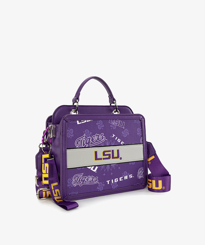 Louisiana State University Fighting Tigers Satchel Crossbody Bag