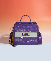 Louisiana State University Fighting Tigers Satchel Crossbody Bag
