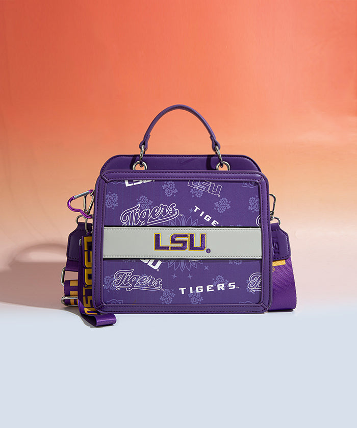 Louisiana State University Fighting Tigers Satchel Crossbody Bag