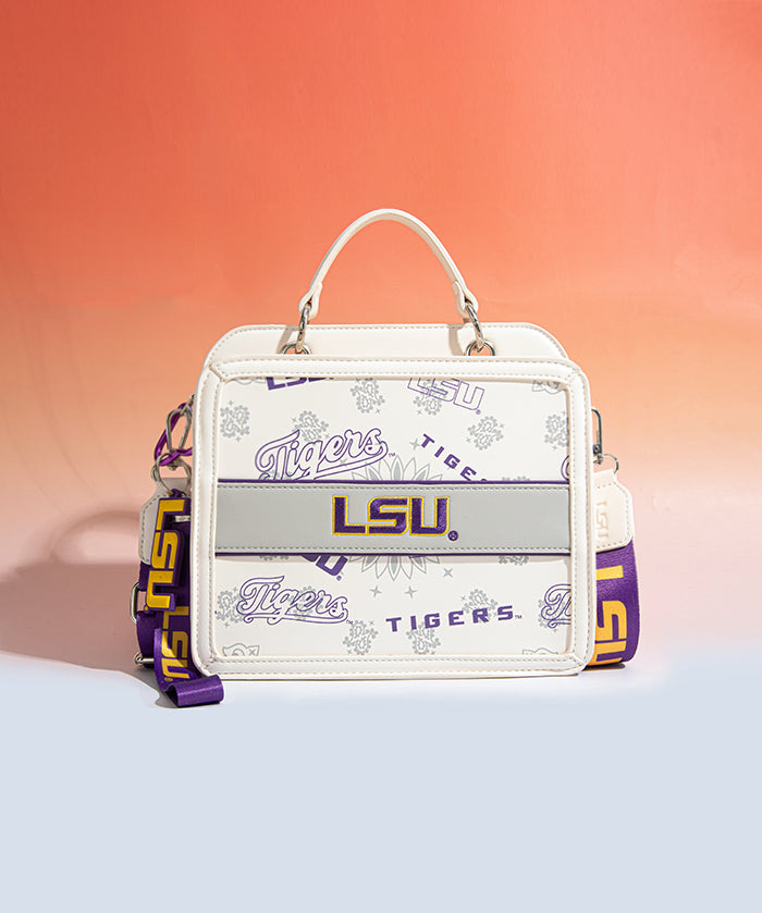 Louisiana State University Fighting Tigers Satchel Crossbody Bag