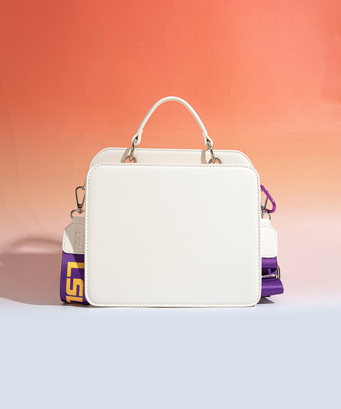 Louisiana State University Fighting Tigers Satchel Crossbody Bag