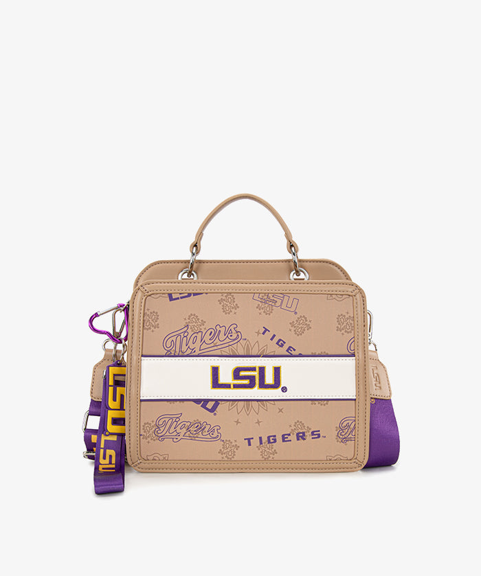 Louisiana State University Fighting Tigers Satchel Crossbody Bag