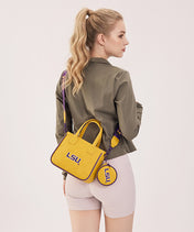 Louisiana State University Fighting Tigers Tote Bag with Coin Pouch
