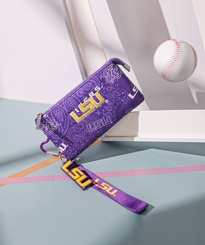 Louisiana State University Fighting Tigers Wristlet Wallet
