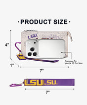 Louisiana State University Fighting Tigers Wristlet Wallet