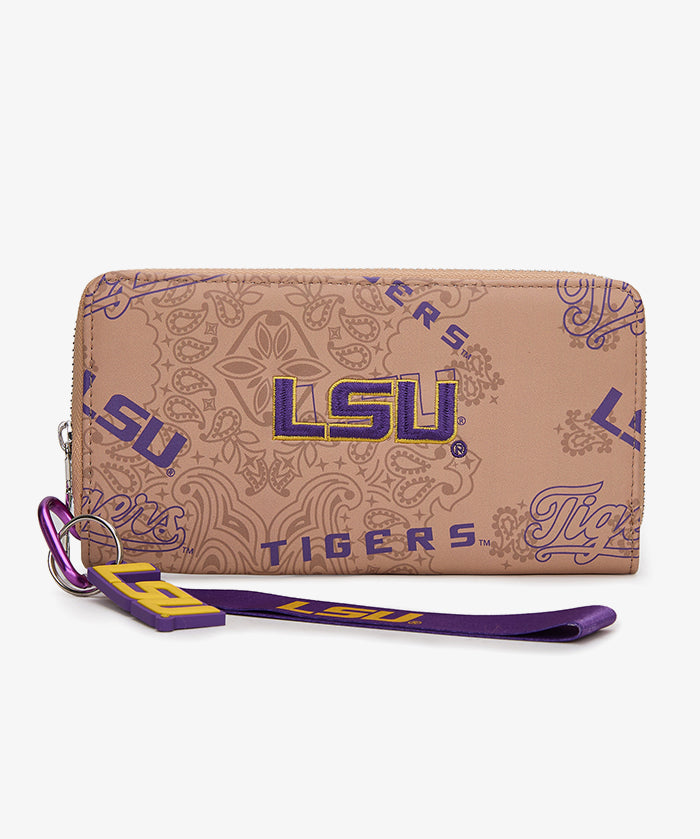 Louisiana State University Fighting Tigers Wristlet Wallet