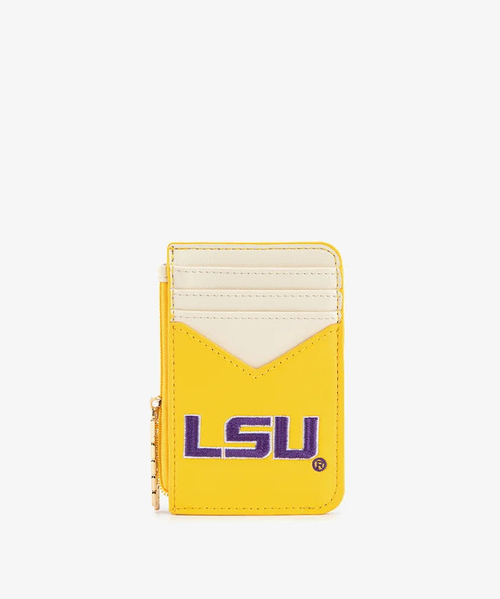Louisiana State University Fighting Tigers Zip Card Case