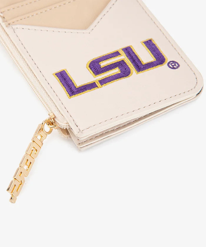 Louisiana State University Fighting Tigers Zip Card Case