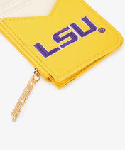 Louisiana State University Fighting Tigers Zip Card Case