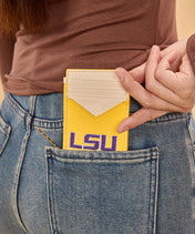 Louisiana State University Fighting Tigers Zip Card Case
