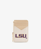 Louisiana State University Fighting Tigers Zip Card Case