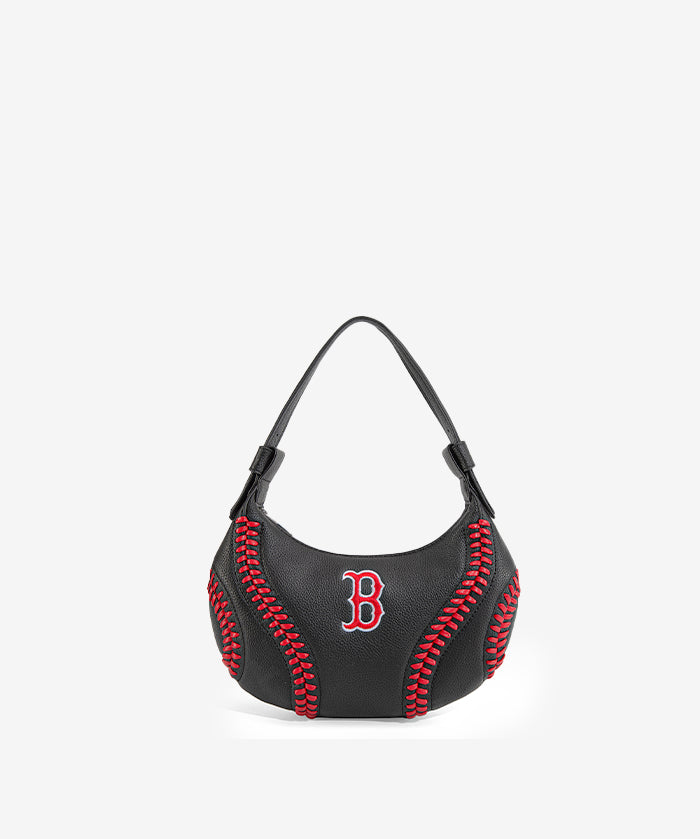 MLB Boston Red Sox Hobo Bag With Baseball Seams