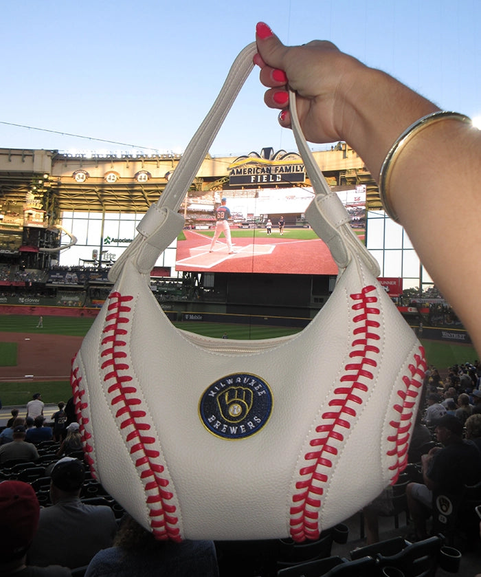 MLB Milwaukee Brewers Stitch Hobo - Curveball