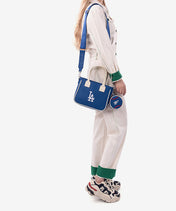MLB Los Angeles Dodgers Tote Bag with Baseball Coin Pouch