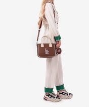 MLB Los Angeles Dodgers Tote Bag with Baseball Coin Pouch