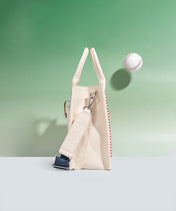 MLB New York Yankees Tote Bag with Baseball Stitch