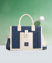 MLB New York Yankees Tote Bag with Baseball Stitch