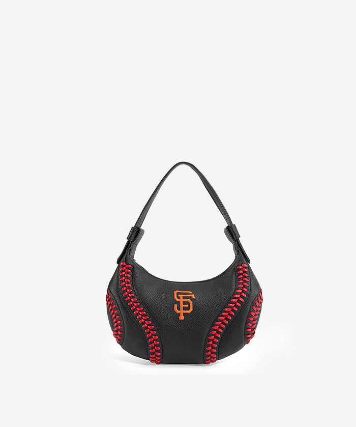 MLB San Francisco Giants Hobo Bag With Baseball Seams