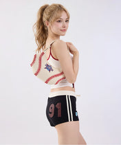 MLB All-Star Game Hobo Bag Set With Baseball Seams