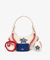 MLB All-Star Game Hobo Bag Set With Baseball Seams