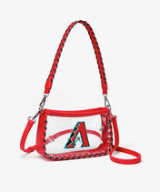 MLB Arizona Diamondbacks Clear Bag with Baseball Stitch