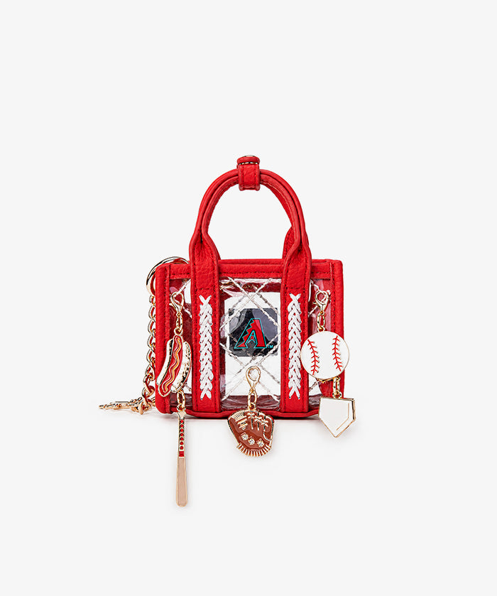 MLB Arizona Diamondbacks Clear Mini Tote Bag Charm – Fastball