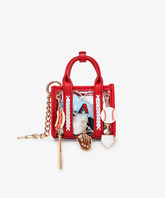 MLB Arizona Diamondbacks Clear Mini Tote Bag Charm – Fastball