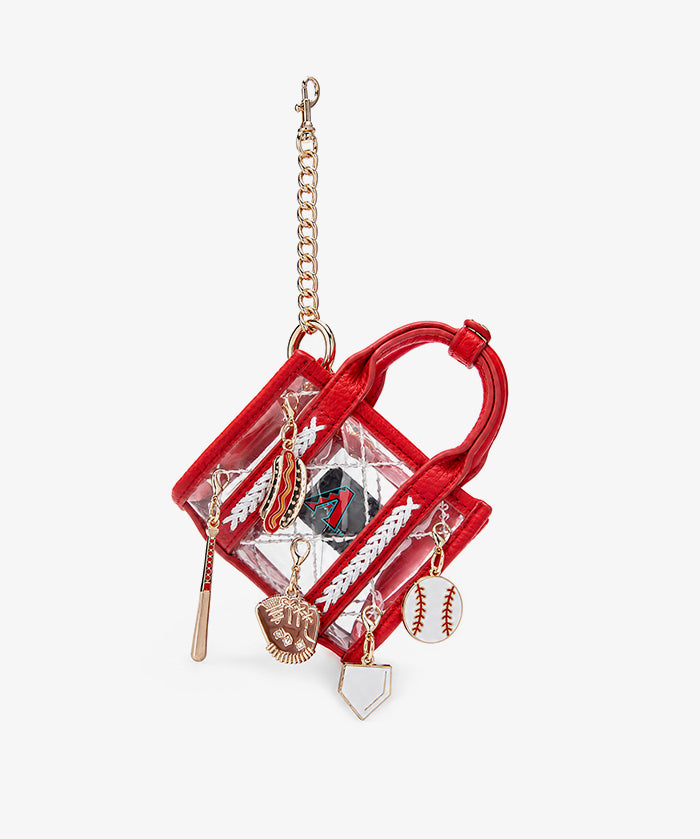 MLB Arizona Diamondbacks Clear Mini Tote Bag Charm – Fastball