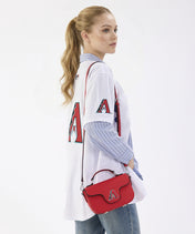 MLB Arizona Diamondbacks Flap Crossbody Bag with Top Handle