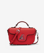 MLB Arizona Diamondbacks Flap Crossbody Bag with Top Handle
