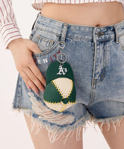 MLB Athletics Baseball Cap Coin Purse