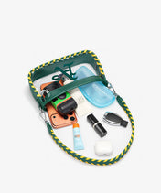 MLB Athletics Clear Bag with Baseball Stitch