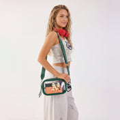 MLB Athletics Clear Crossbody Bag