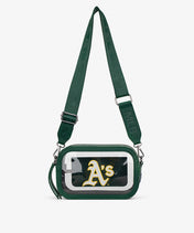 MLB Athletics Clear Crossbody Bag