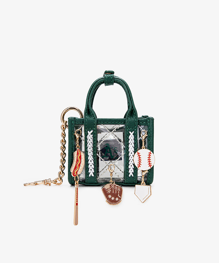 MLB Athletics Clear Mini Tote Bag Charm – Fastball