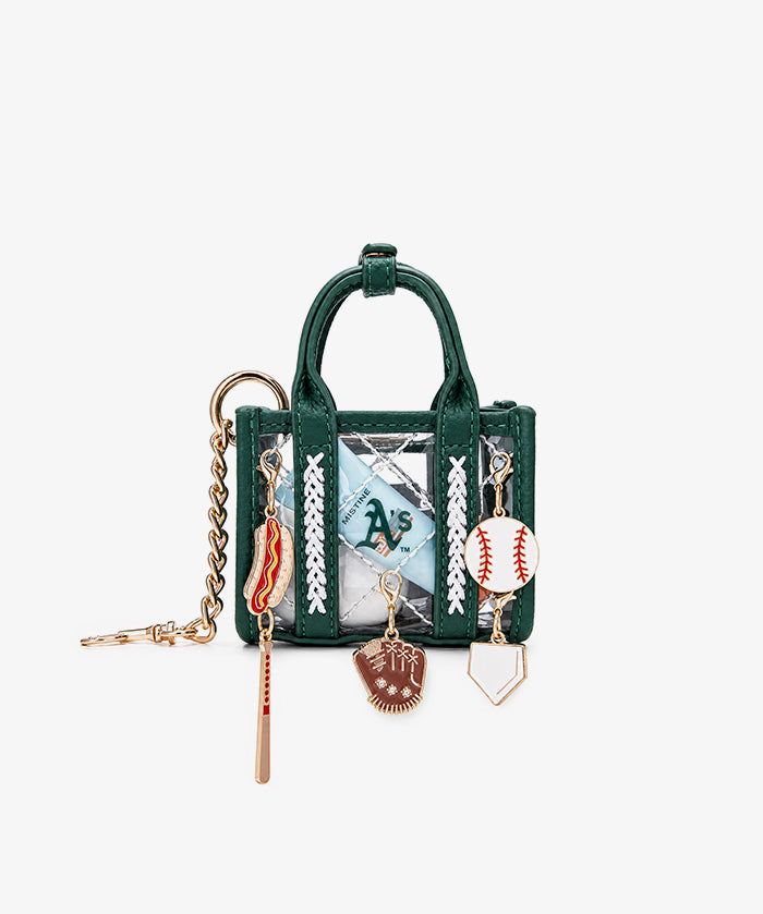 MLB Athletics Clear Mini Tote Bag Charm – Fastball
